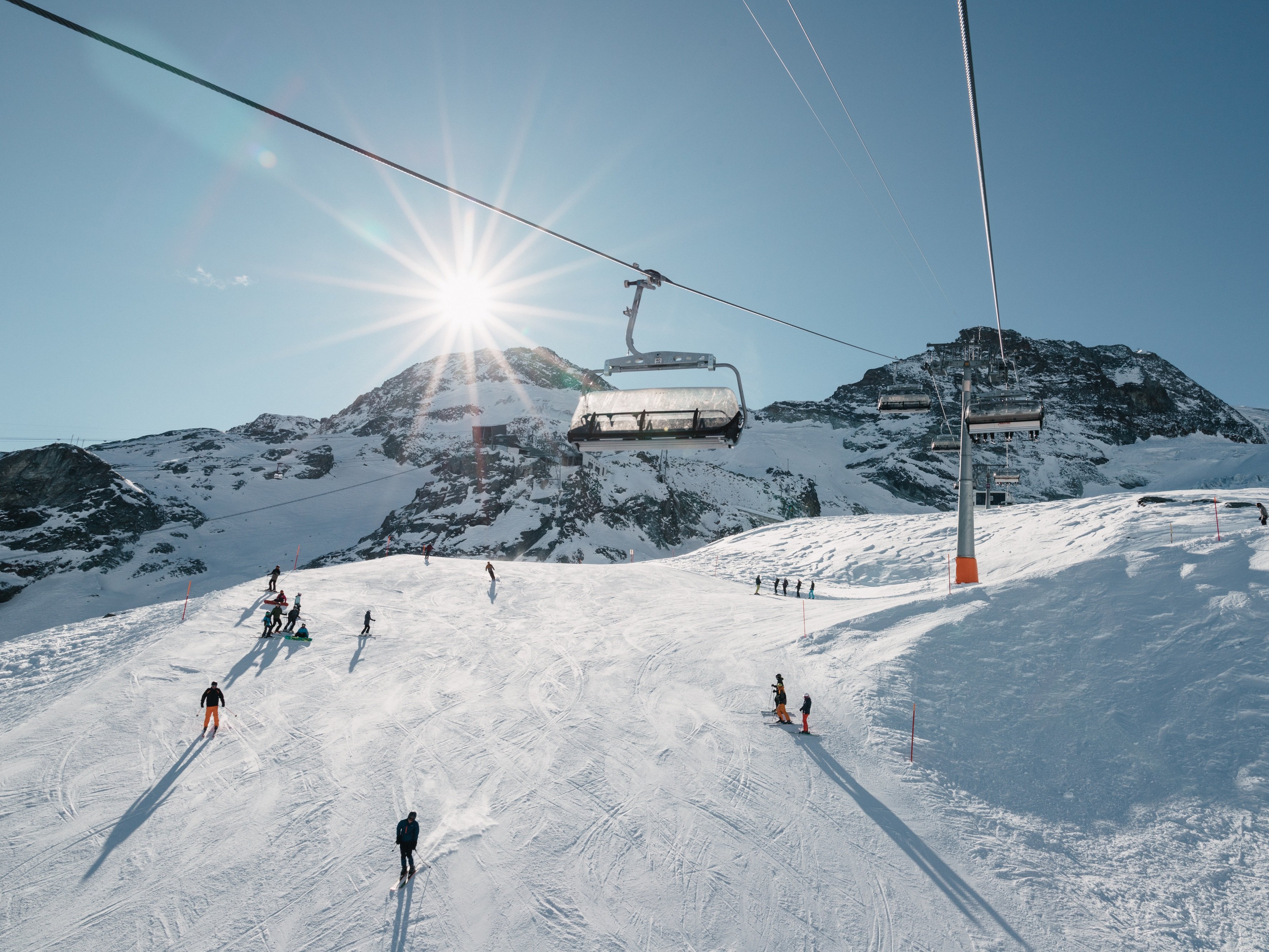 Skipiste Saas-Fee 2023 Skipiste Saas-Fee 2023