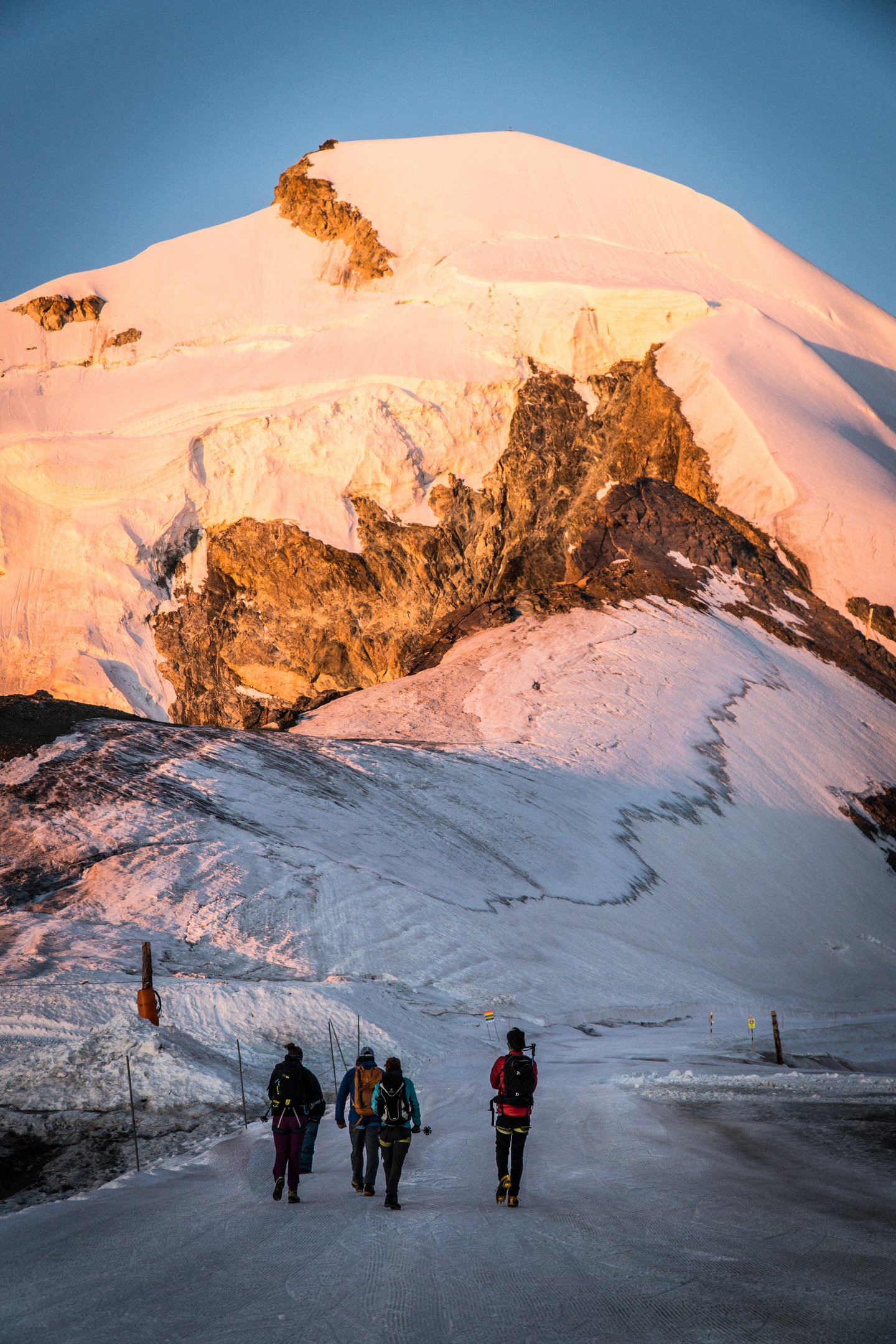 Allalin Besteigung Berge 2018 Allalin Besteigung Berge 2018