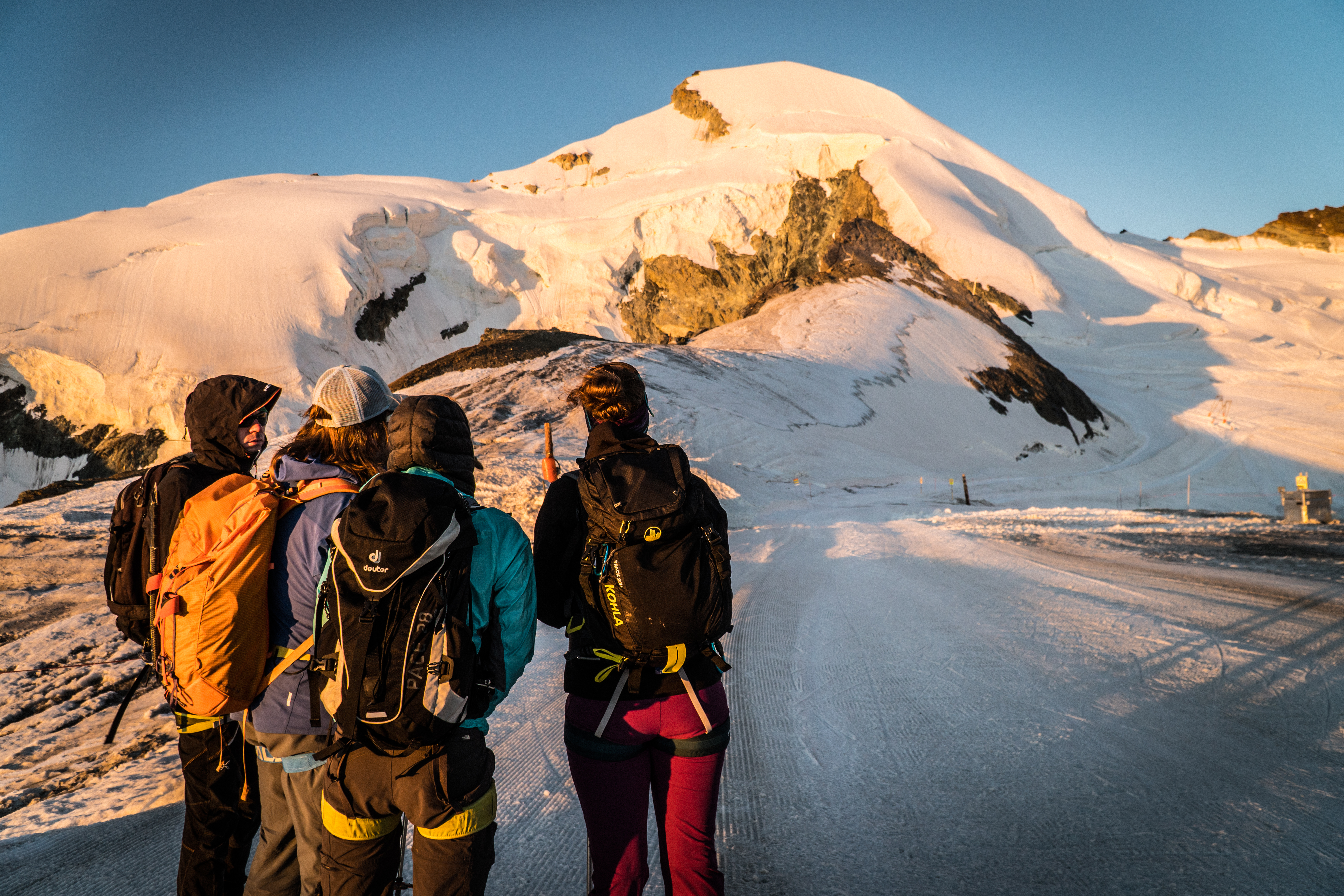 Allalin Besteigung Berge Allalin Besteigung Berge