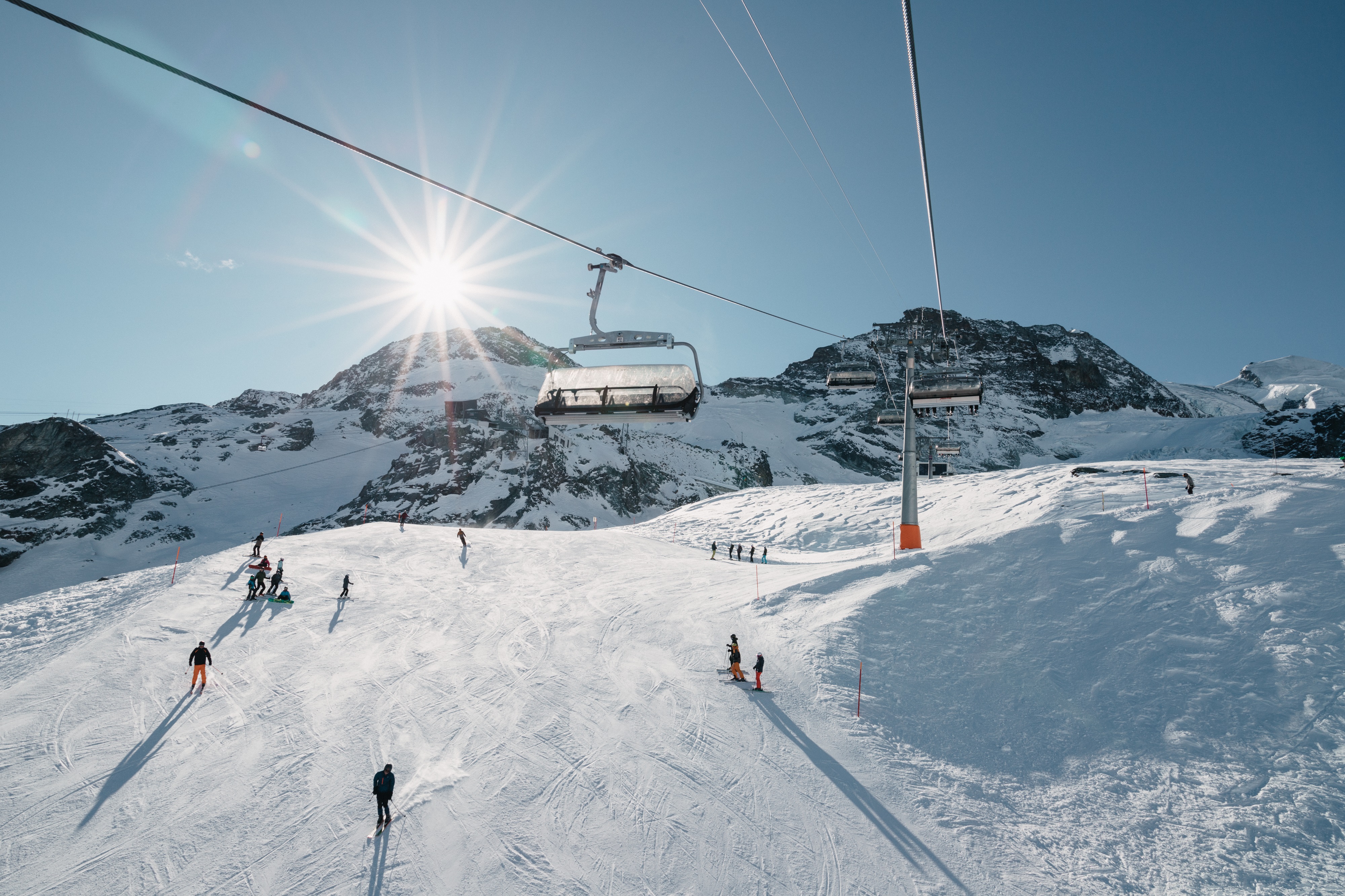 Skipiste Saas-Fee 2023 Skipiste Saas-Fee 2023