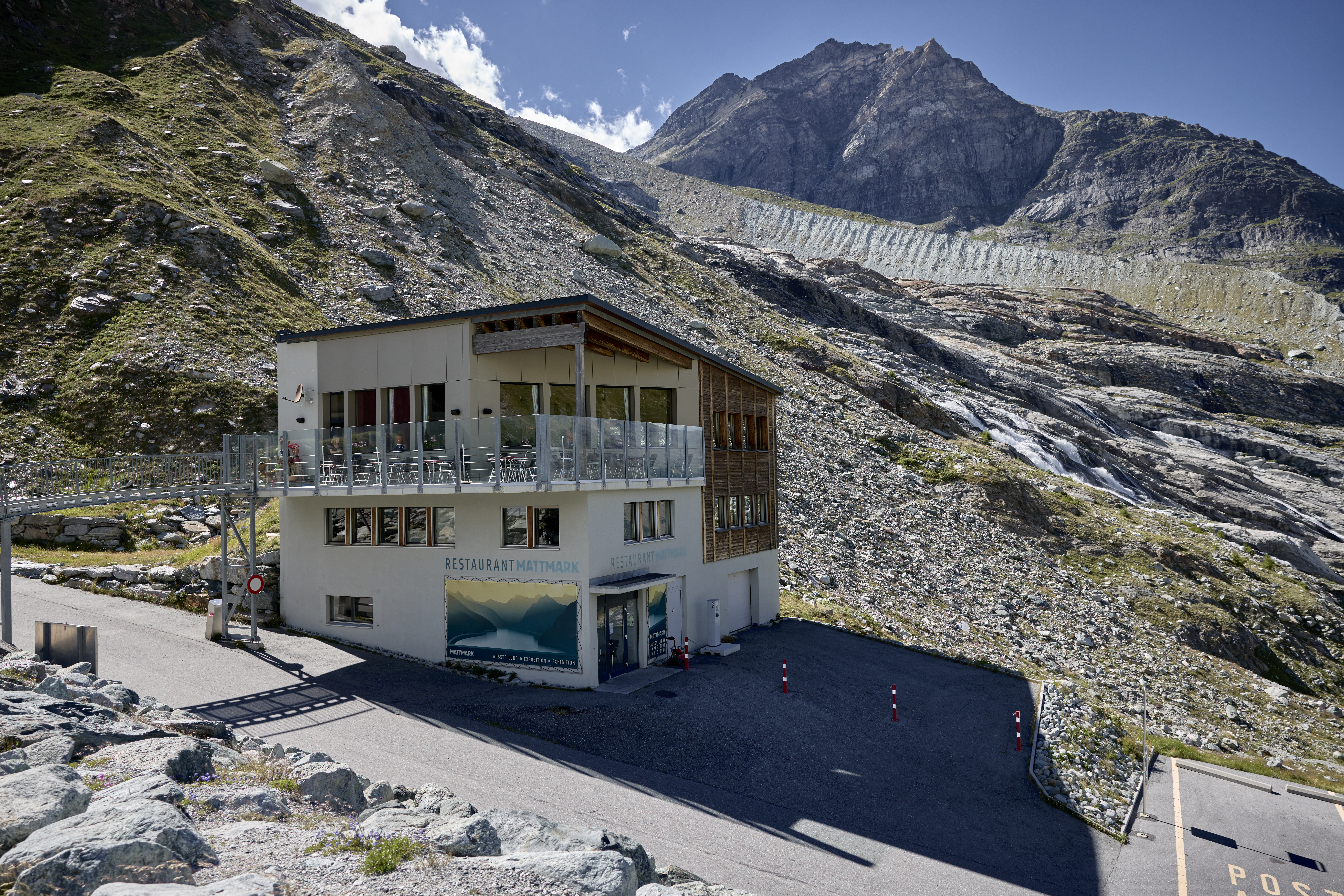 Camper parking space in Mattmark Camper parking space in Mattmark